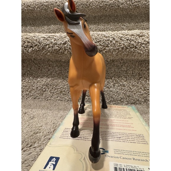 Spirit Untamed Horse Toy Brown Mane Black Hooves Realistic Action Figure Toy - Picture 2 of 4